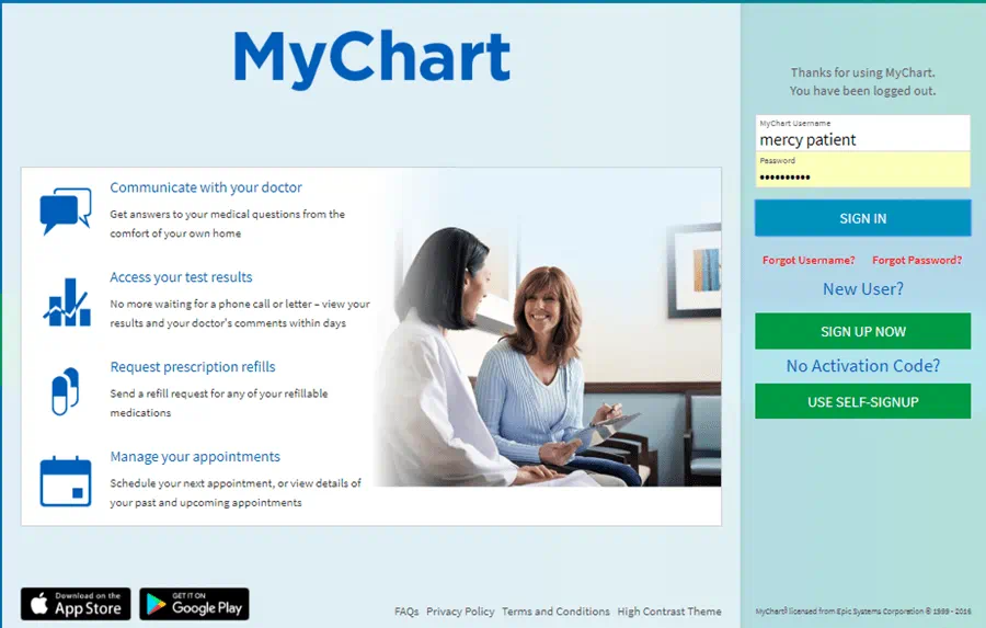 MyChart First Health